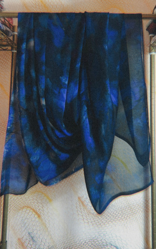 Watercolor silk print