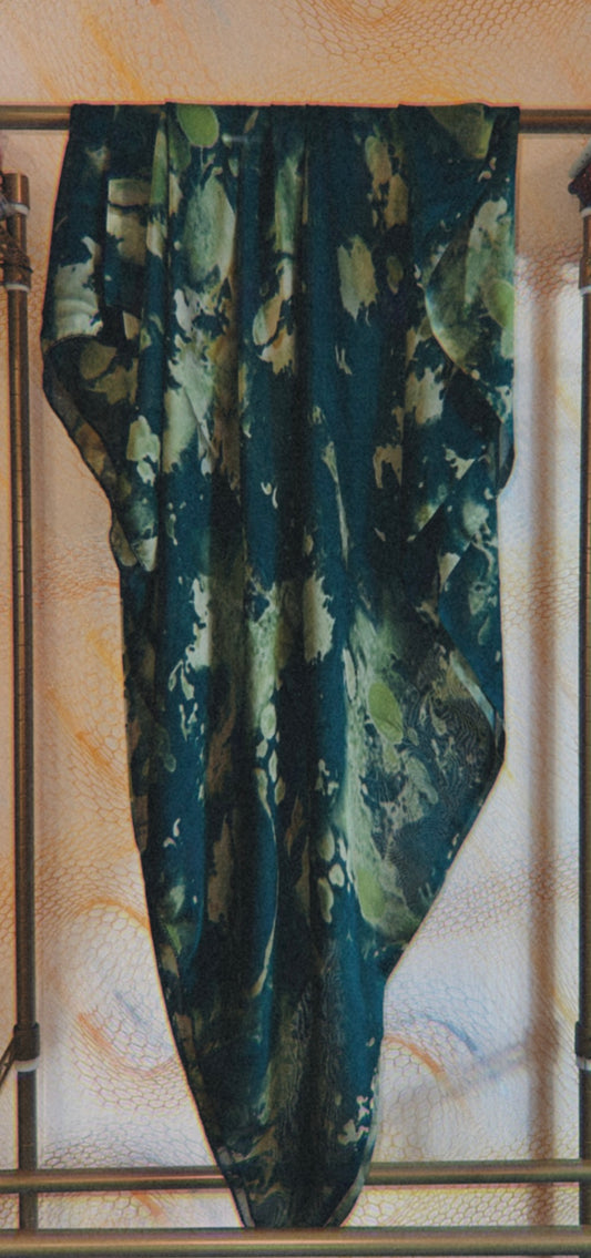 Watercolor silk print