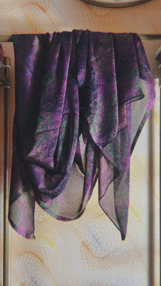 Watercolor silk print