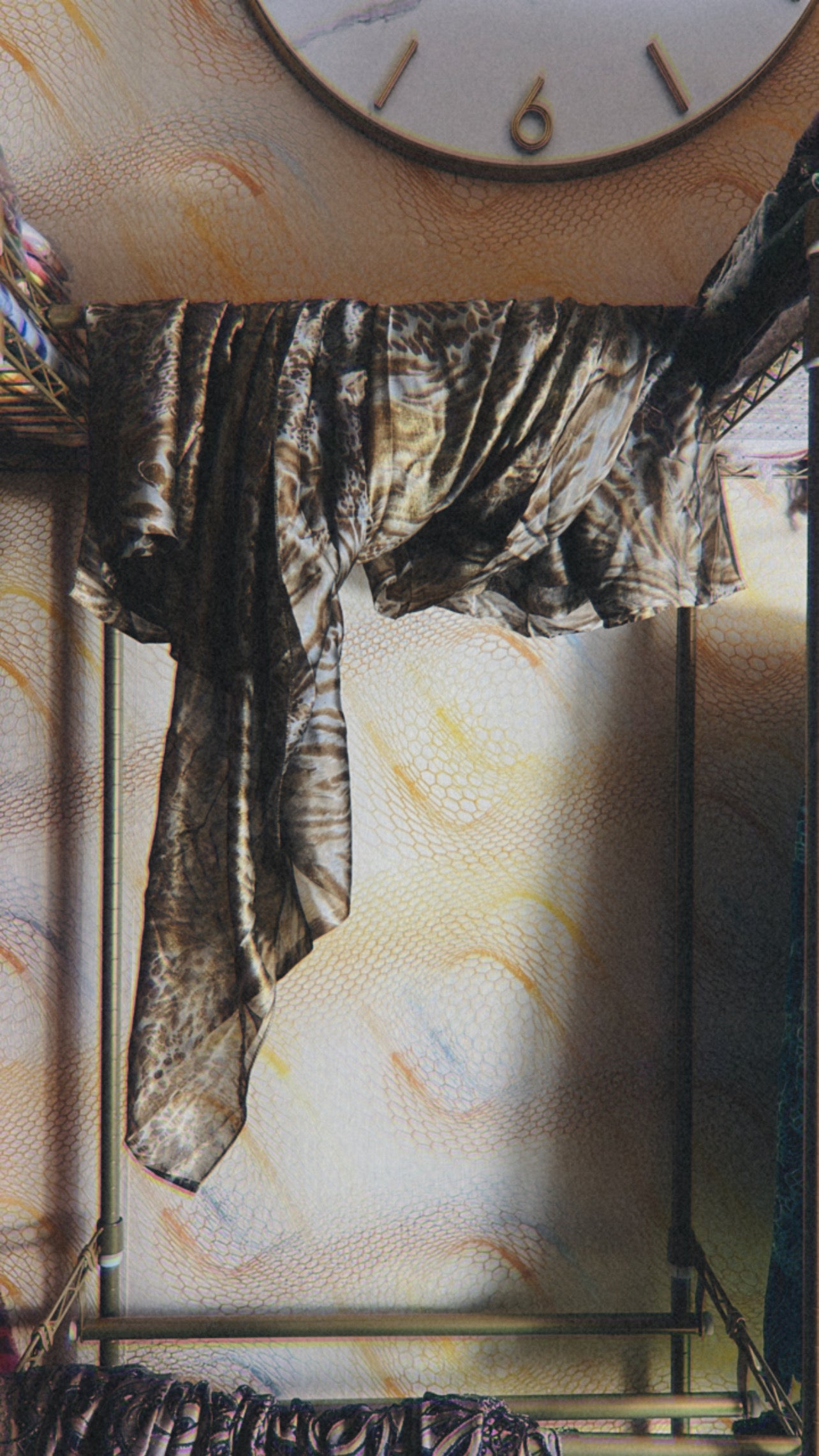 Watercolor silk print