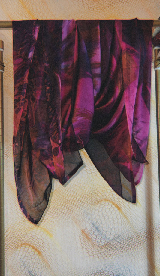 Watercolor silk print